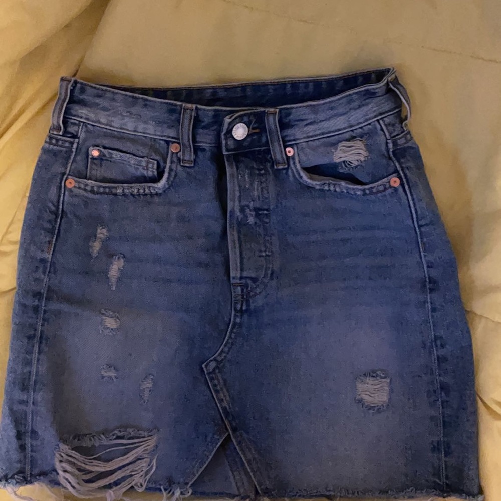 ripped skirt
